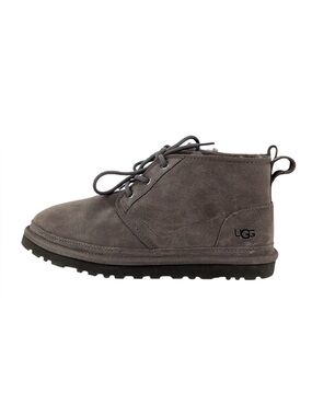 UGG Men's Neumel Gray Suede Lace-Up Ankle Boots Size 10